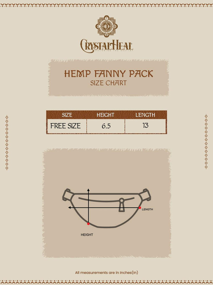Hemp Fanny Pack - Crystal Heal