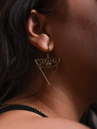 Horus earrings - Crystal Heal