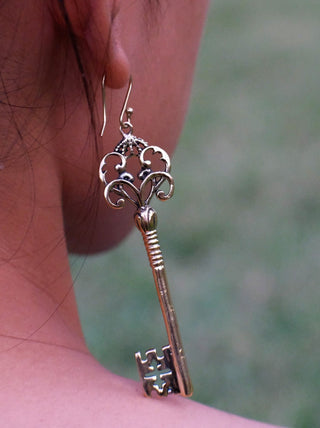 Key Earrings - Crystal Heal