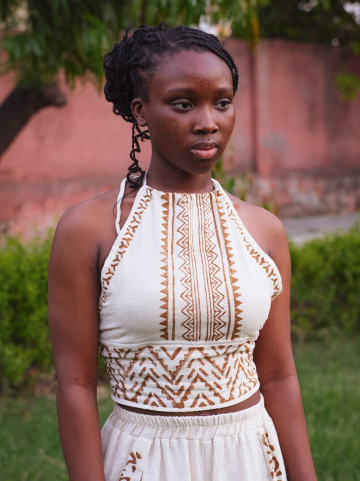 Yoruba Crop-top - Crystal Heal